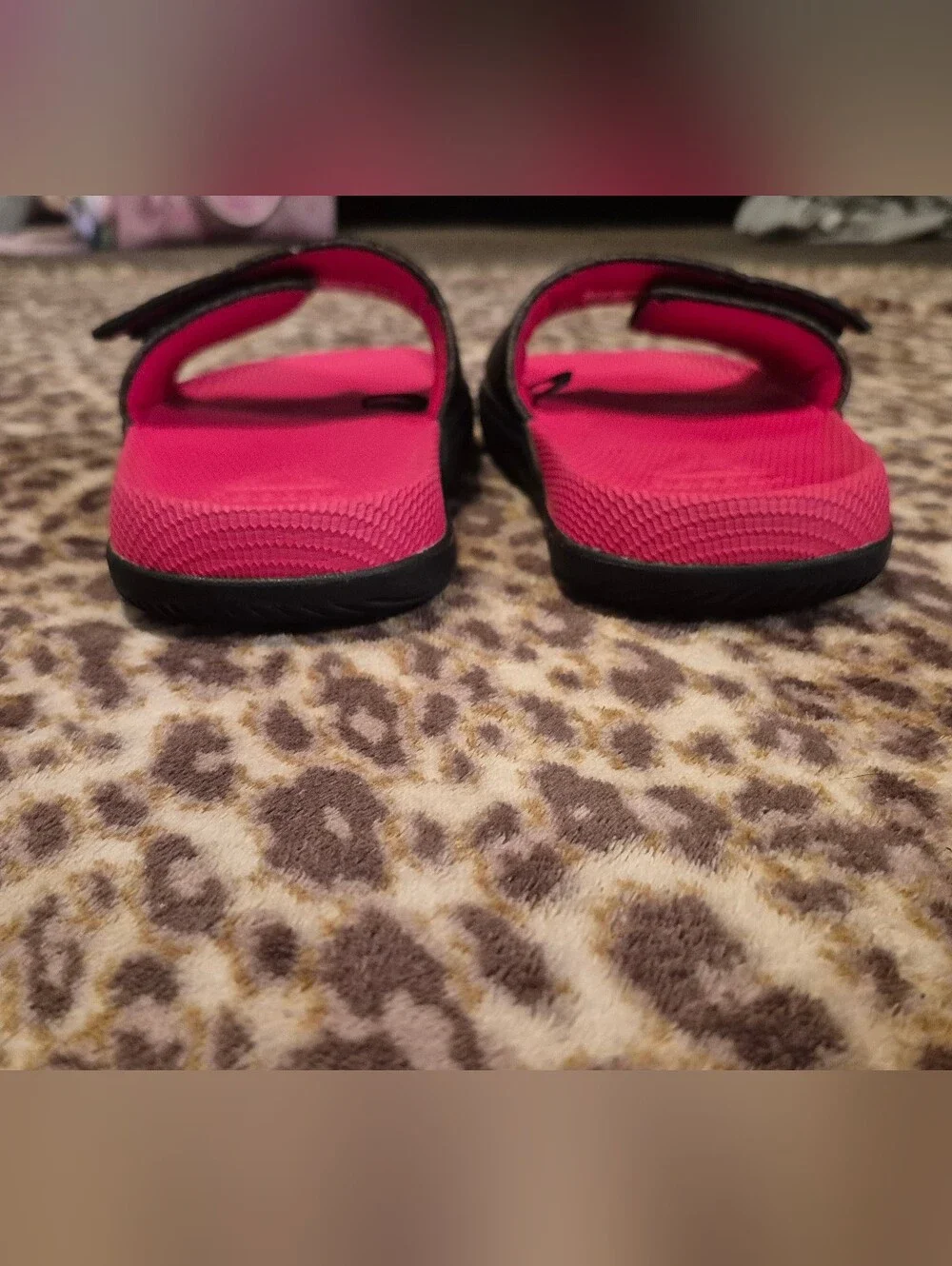Reebok Boys Delta Vital Slide Sandals 3 Like New